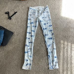 Rag & bone splatter jeans size 24